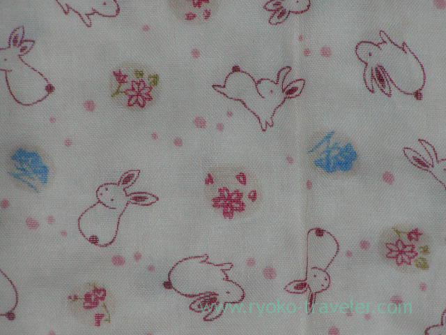 Tenuguis rabbit pattern closer (Kusatsu & Kawarayu2011)