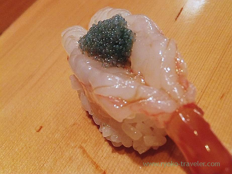 Botan shrimp, Sushidai (Tsukiji Market)