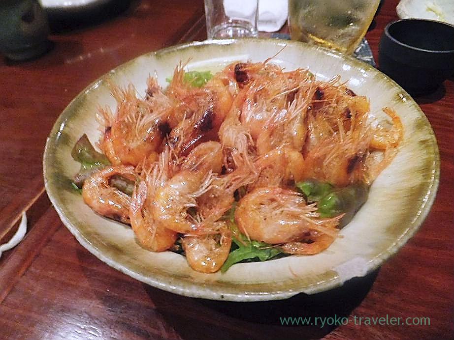 Deep fried river shrimp with cajun spice flavor, Yamadaya (Tsukiji)