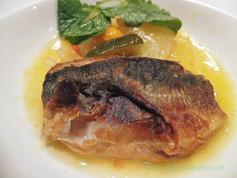 Sauted horse mackerel, Persil (Ginza)