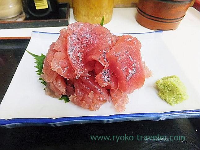 Tuna sashimi, Tenfusa (Tsukiji Market)