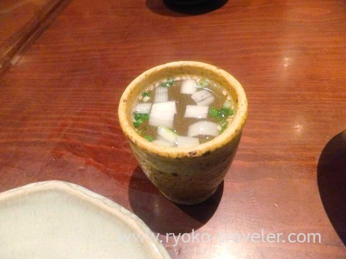 Soup after shabushabu, Yamadaya (Tsukiji)
