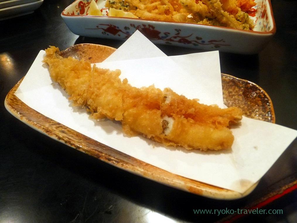 Conger eel tempura, Choseian (Tsukiji)