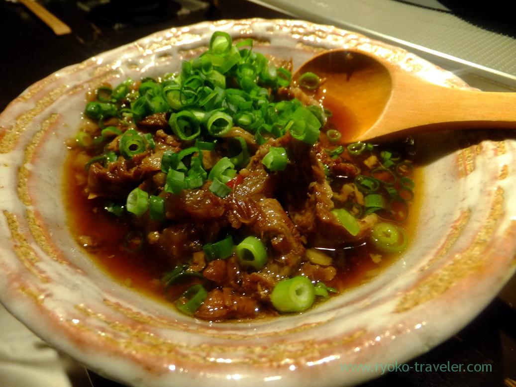 Beef tendon stew (nikomi), Yamasho Ningyocho branch (Ningyocho)