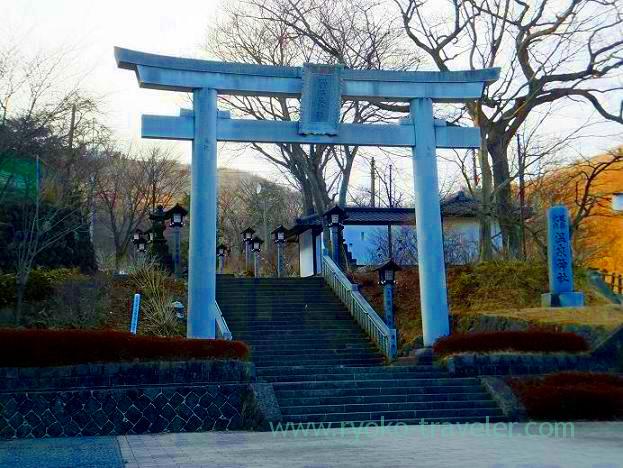 Torii, Onsen Jinja shrine (Nasu kogen)