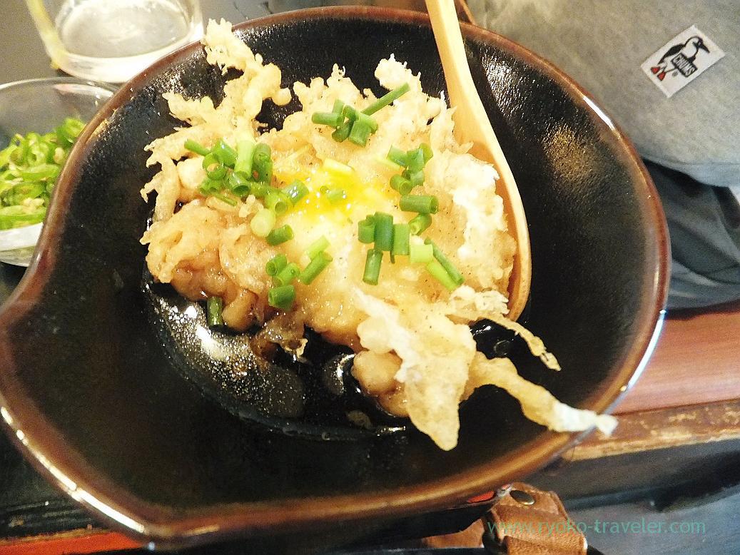 half boiled eggs tempura, Cyoseian (Tsukiji)