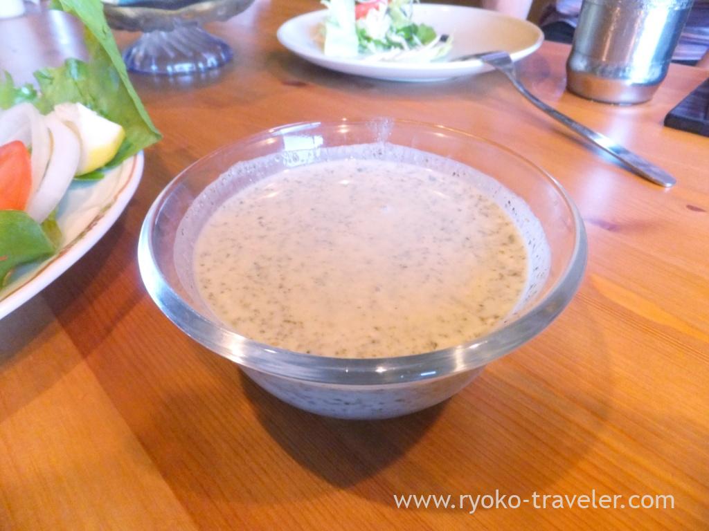 Sauce for mutton joint steam, Handi restaurant (Atago)