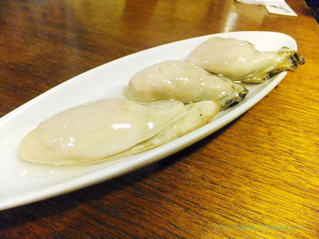 Marinated konbumori oyster in sweetened vinegar, Kashigashira (Tsukiji)