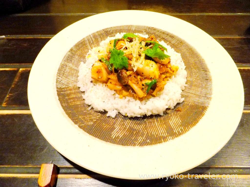 Scallop curry, Curry-no-Akimbo (Kinshicho)