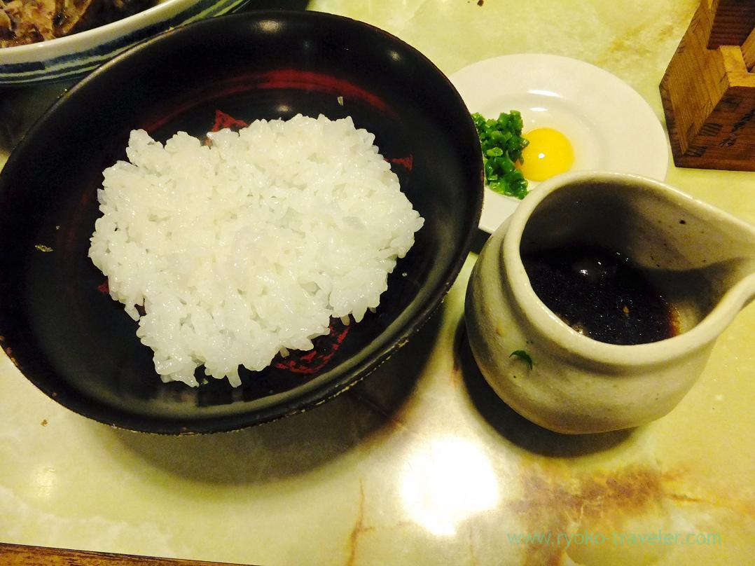 broth of boiled longtooth grouper and rice, Kashigashira (Tsukiji)