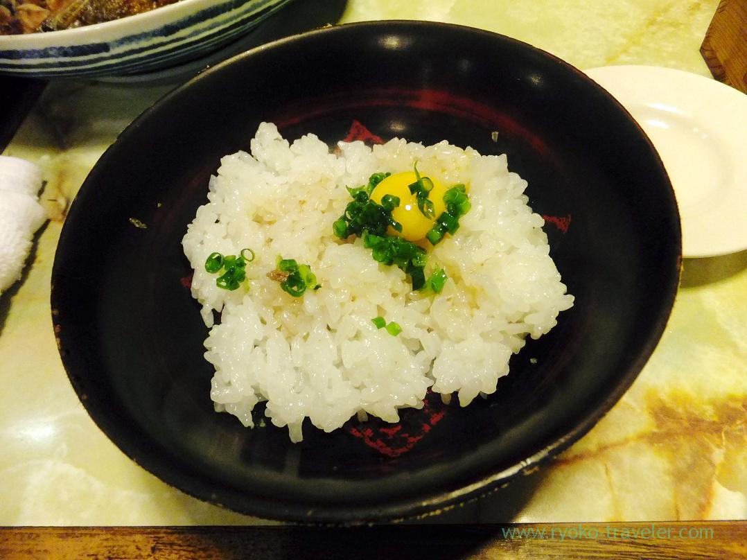 broth of boiled longtooth on the rice, Kashigashira (Tsukiji)