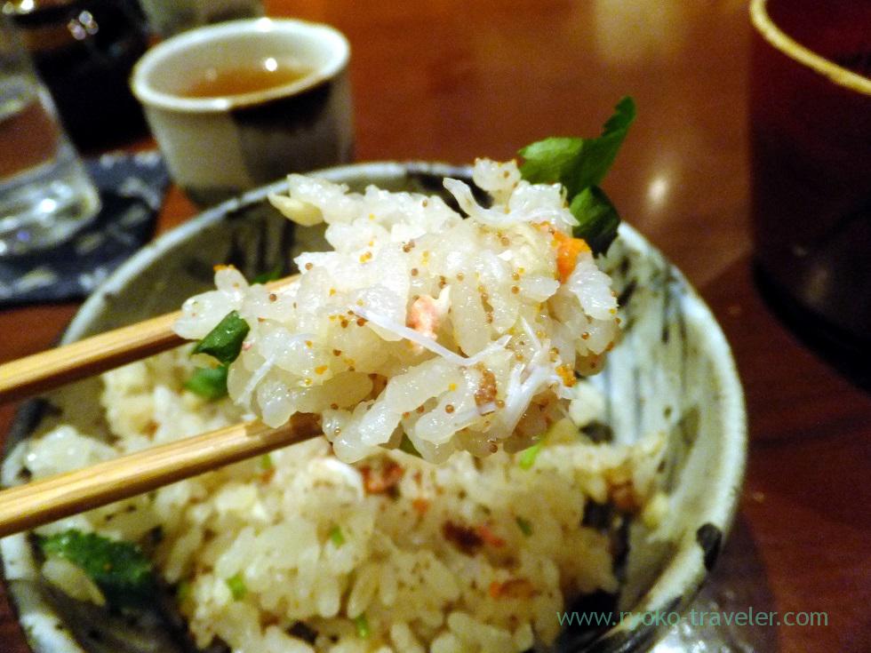 Female crab rice closer, Yamadaya (TSukiji)