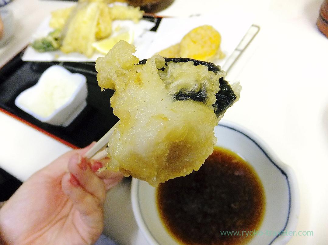 Scallop tempura, Tenfusa (Tsukiji Market)