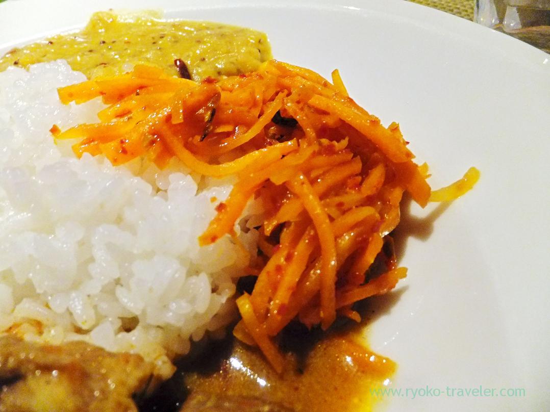 Carrot curry, Dilani-san no Sri Lankan Curry (Monzen-nakacho)