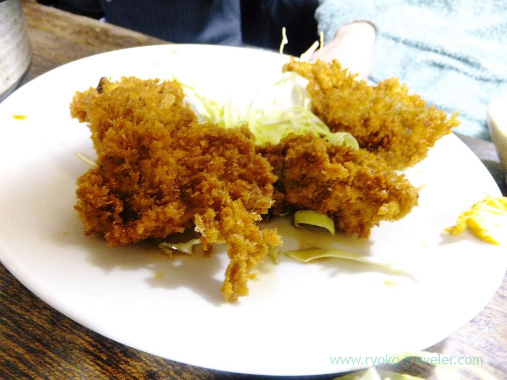 Deep fried oysters, Toyotaya (Hirai)