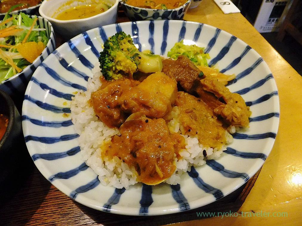 All curries on my rice, Jyogame (Morishita)