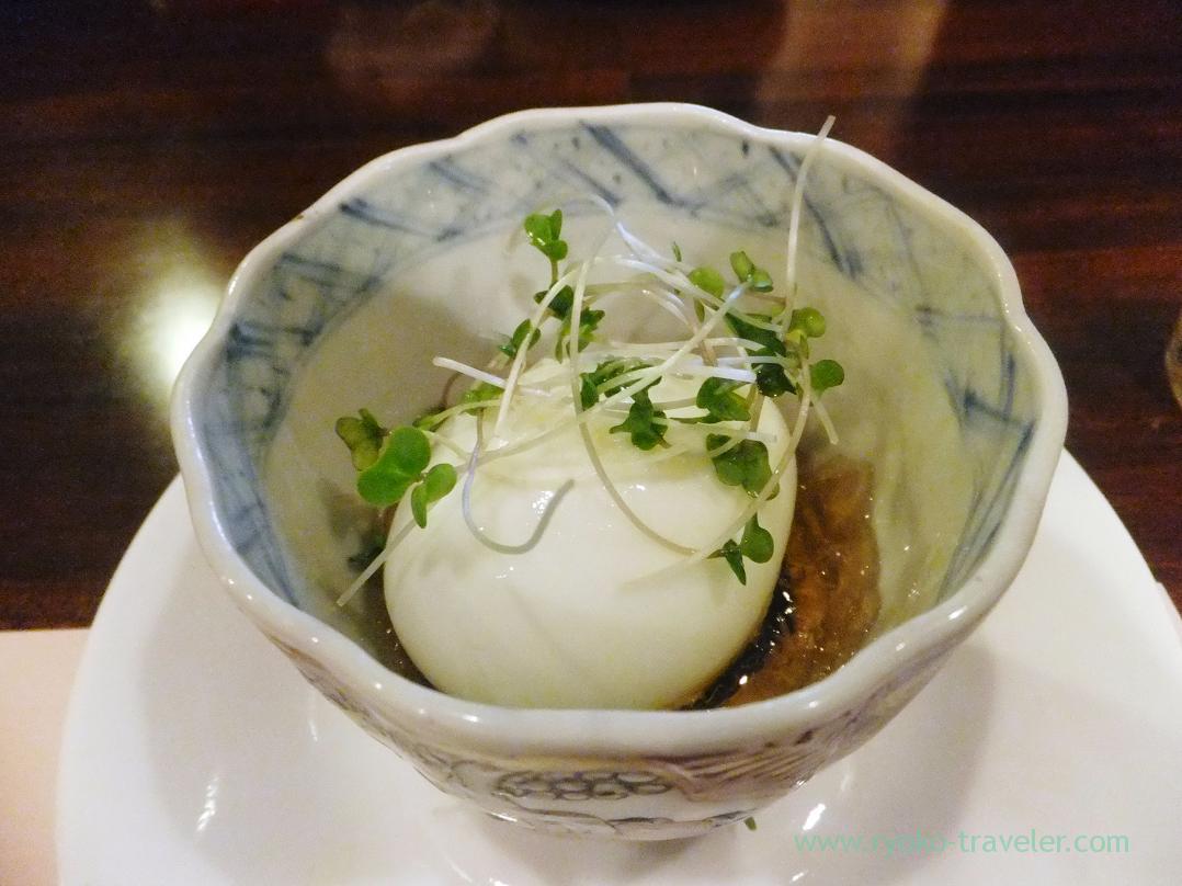 Firstborn egg and consomme jelly, Begin (Osaka2014-1)