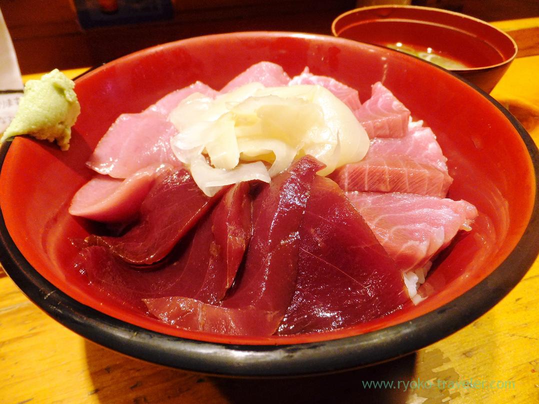 Tuna bowl, Kashigashira (Tsukiji)