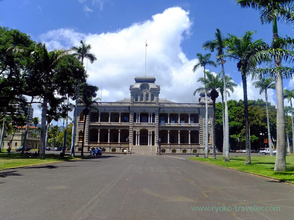 Iolani palace, Downtown, Hawaii (Honolulu 2014)