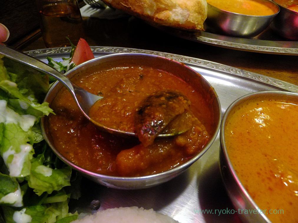Curry with eggplant and minced meat, Sarnath (Daijingu-shita)