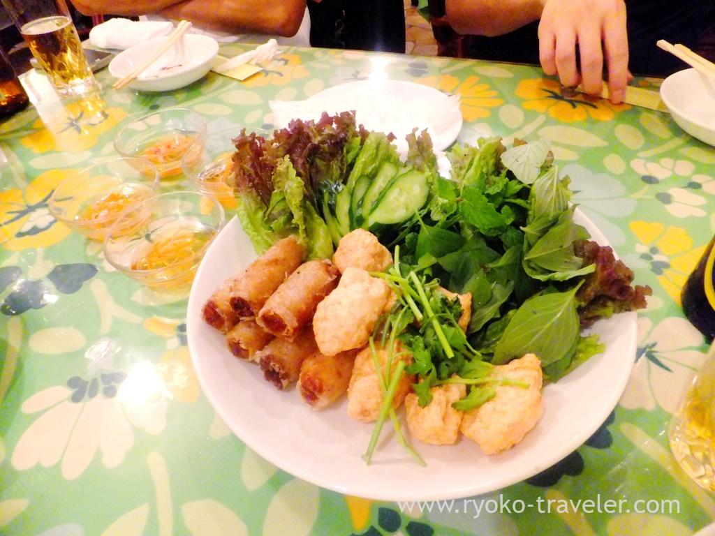Vietnamese spring roll and shrimp ball set, THI THI (Kamata)