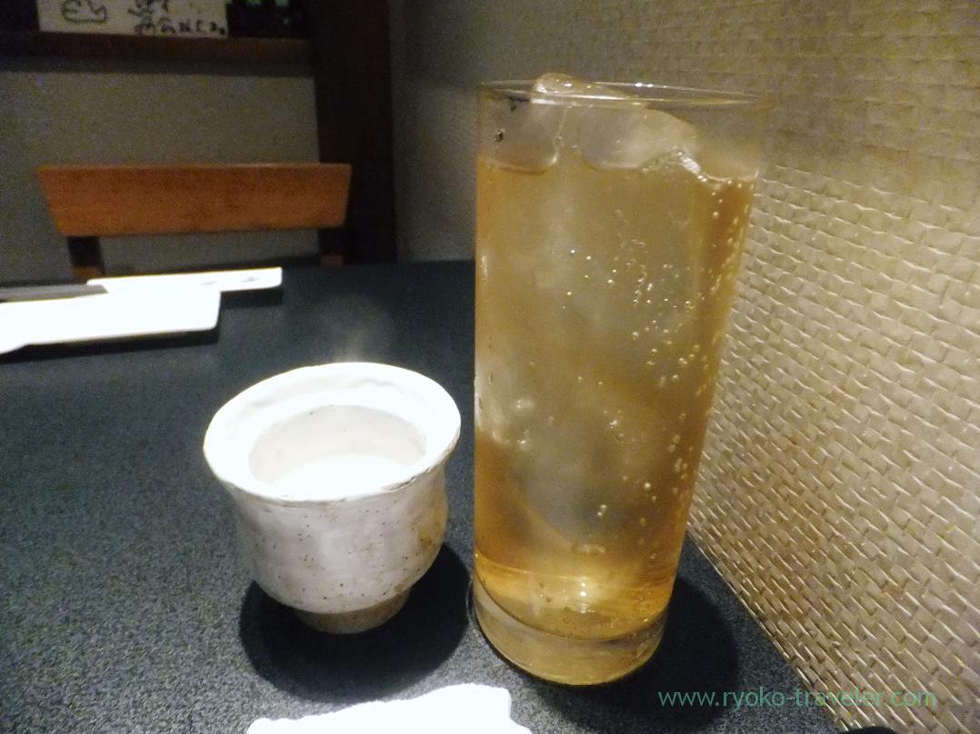 Highball and shijimi soup, Kashigashira (Tsukiji)