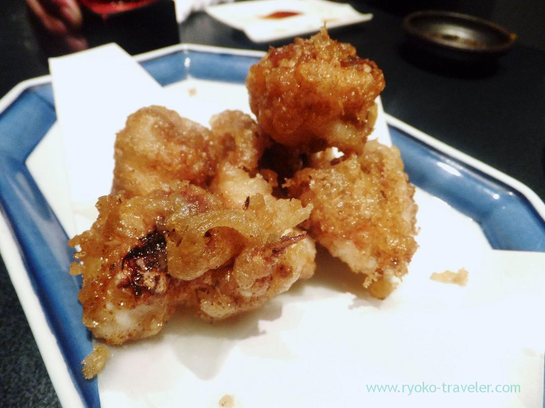Squid’s legs tempura, Kashigashira (Tsukiji)