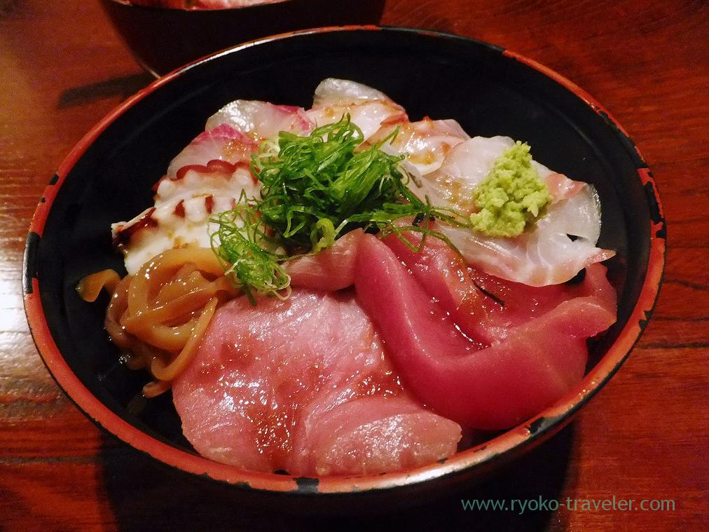 Sashimi bowl, Maguro-ichi (Funabashi)