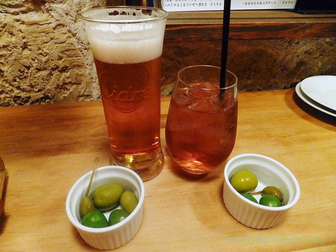 Cidre and ginger ale, Hachijuro Shoten (Funabashi)