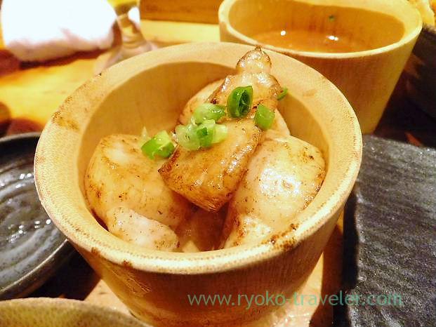 Fried scallop with butter, Kashigashira (Tsukiji)