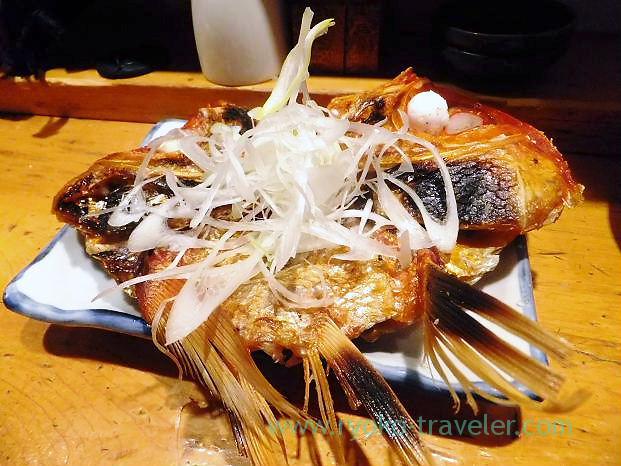 Grilled splendid alfonsino, Kashigashira (Tsukiji)