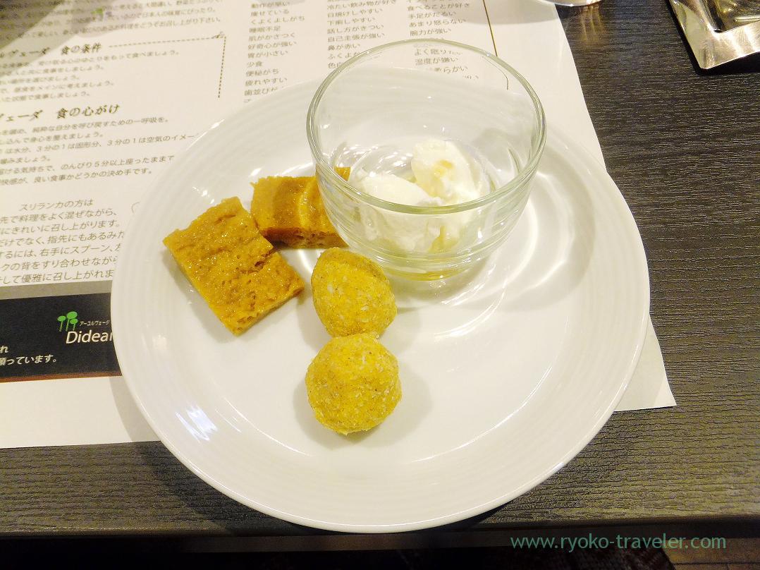 My dessert, Ayurveda Kitchen Didean (Kamata)