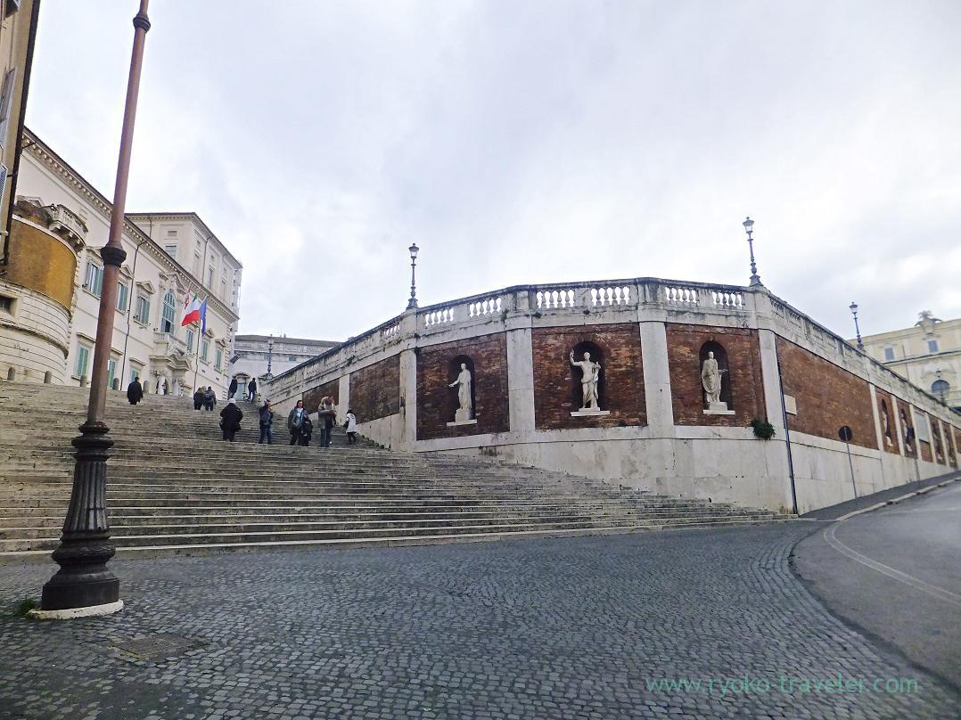 Stairs, Quirinale, Rome (Trip to Italy 2015)