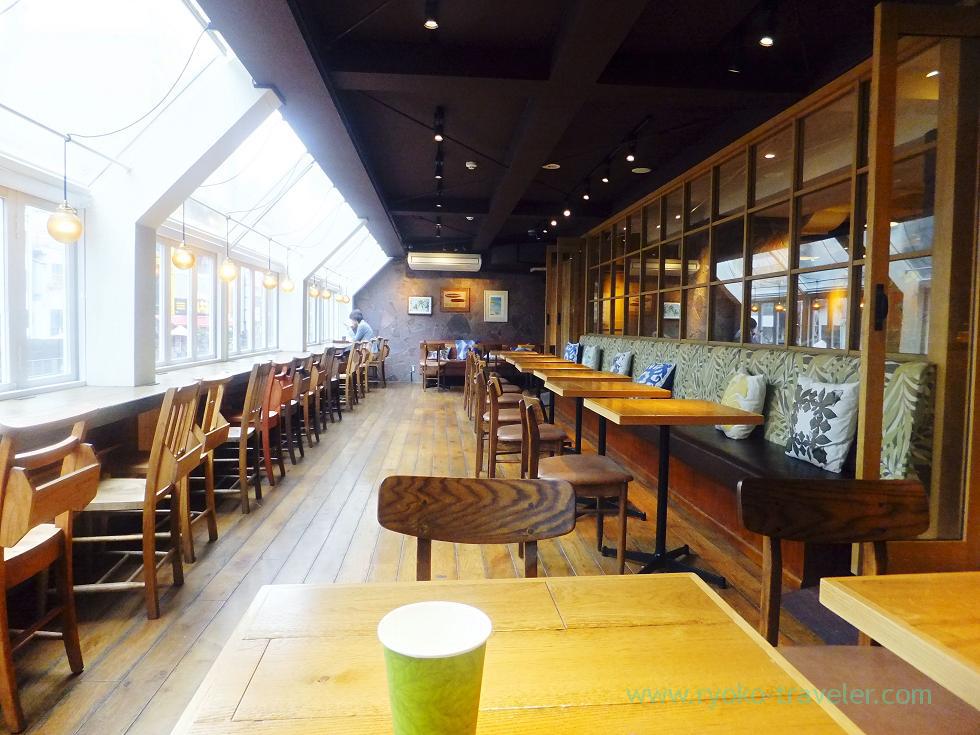 Interior, Honolulu Coffee company Nanba branch, Nanba