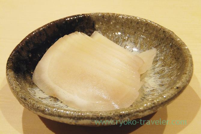 Gari, Sushi Hashimoto (Shintomicho)