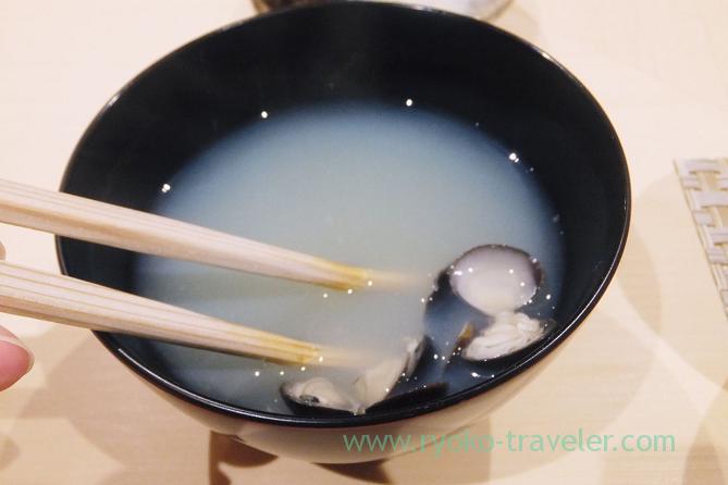 Shijimi clam soup, Sushi Hashimoto (Shintomicho)