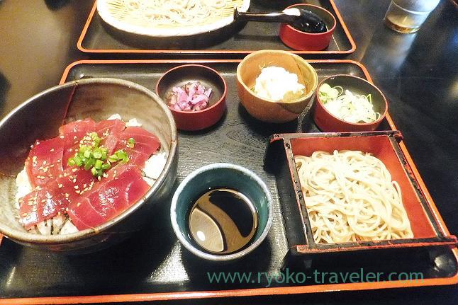 Tuna bowl set, Choseian (Tsukiji)