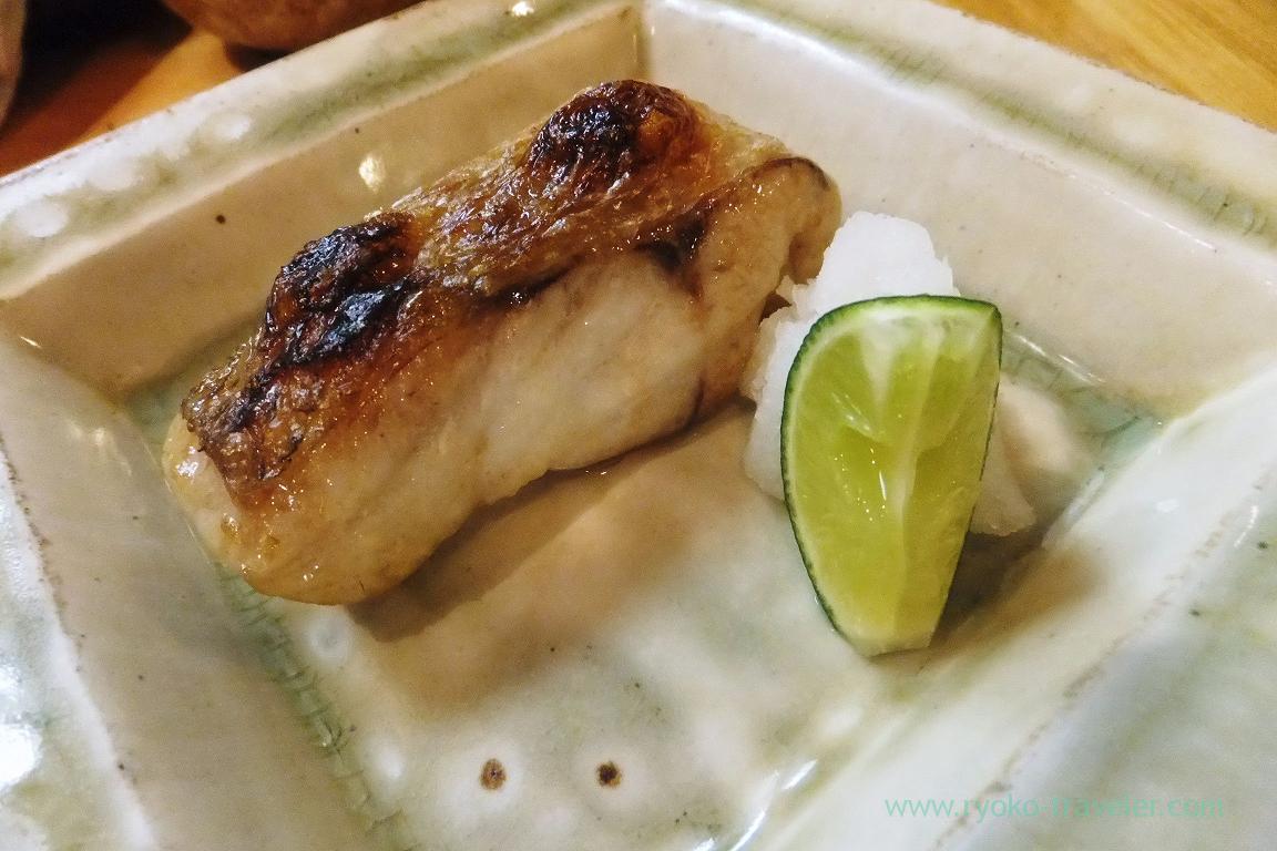Grilled blackthroat seaperch, Miyakozushi (Bakuro-Yokoyama)