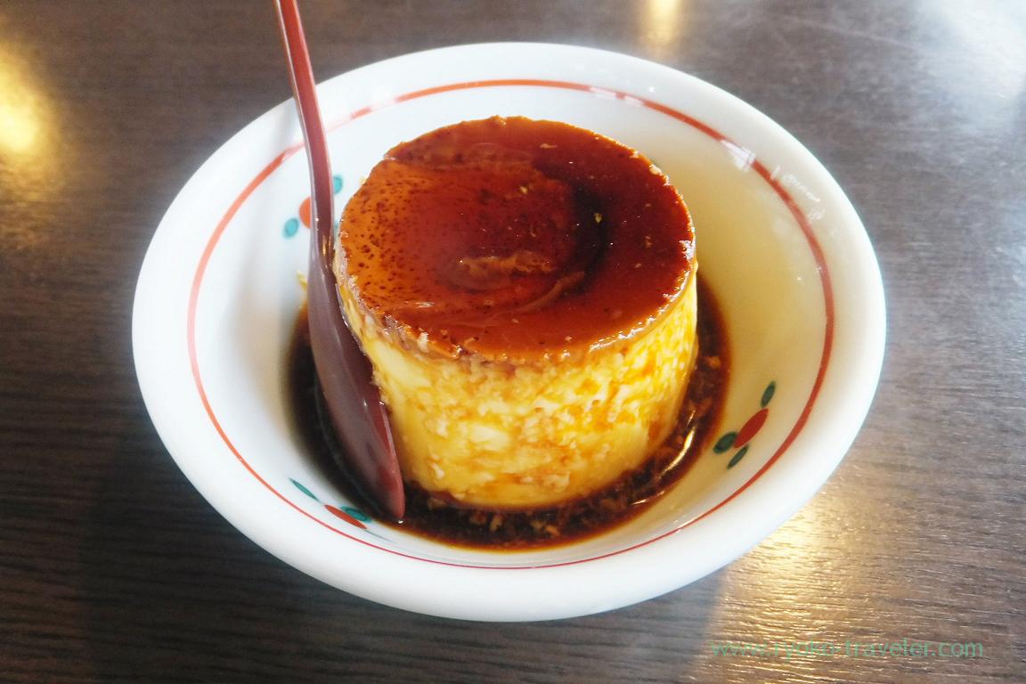 Myoban pudding, Okamotoya, Myoban Onsen (Oita 2015 Spring)