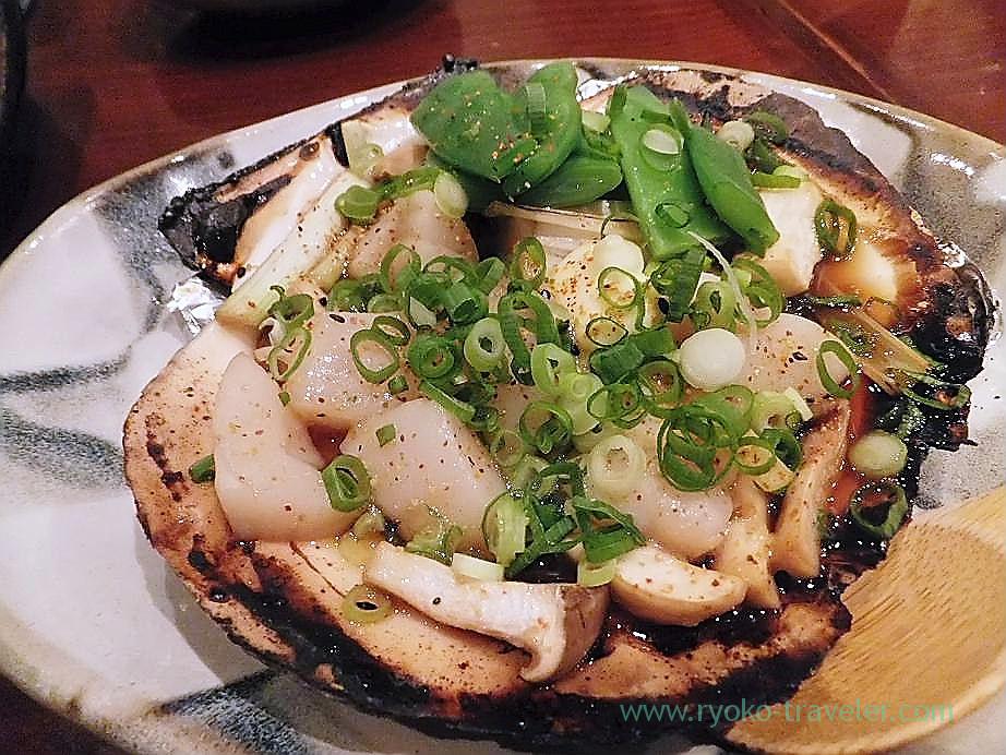 Fried scallop with butter, Yamadaya (Tsukiji)
