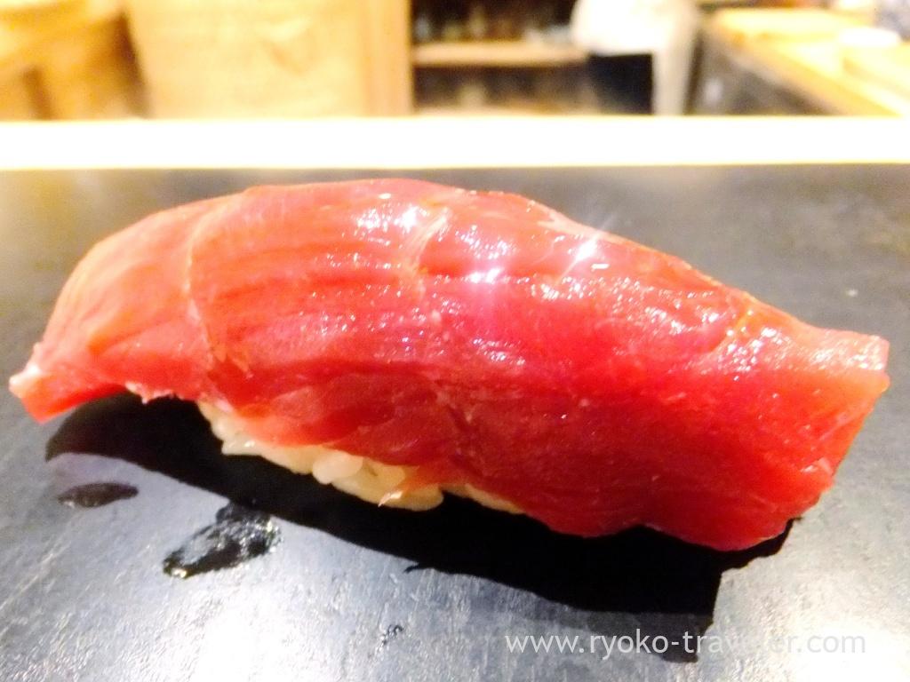 Marinated tuna, Sushi Hashimoto (Shintomicho)
