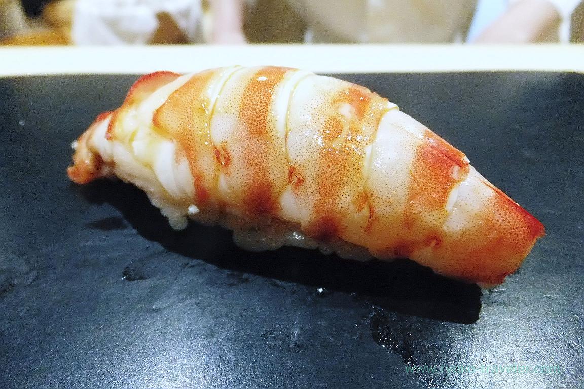 Kuruma prawn, Sushi Hashimoto (Shintomicho)