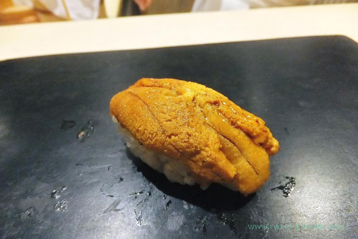 Sea urchin, Sushi Hashimoto (Shintomicho)