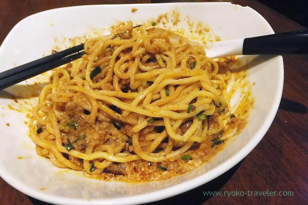 Mixed Dandan noodles, Chinese restaurant Fuxue (Bakurocho)