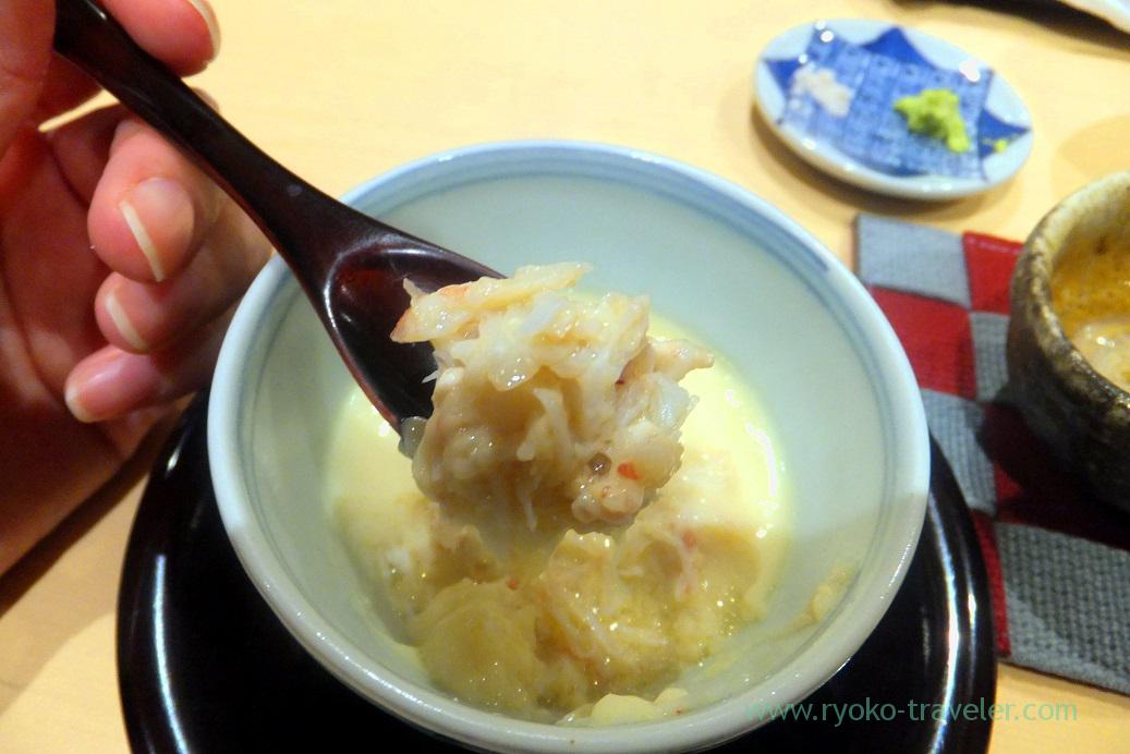 Chawanmushi with crab, Sushi Hashimoto (Shintomicho)