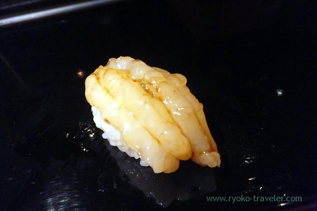Gasu shrimp,Otome zushi, Kanazawa (Hokuriku&Tokai 2016)