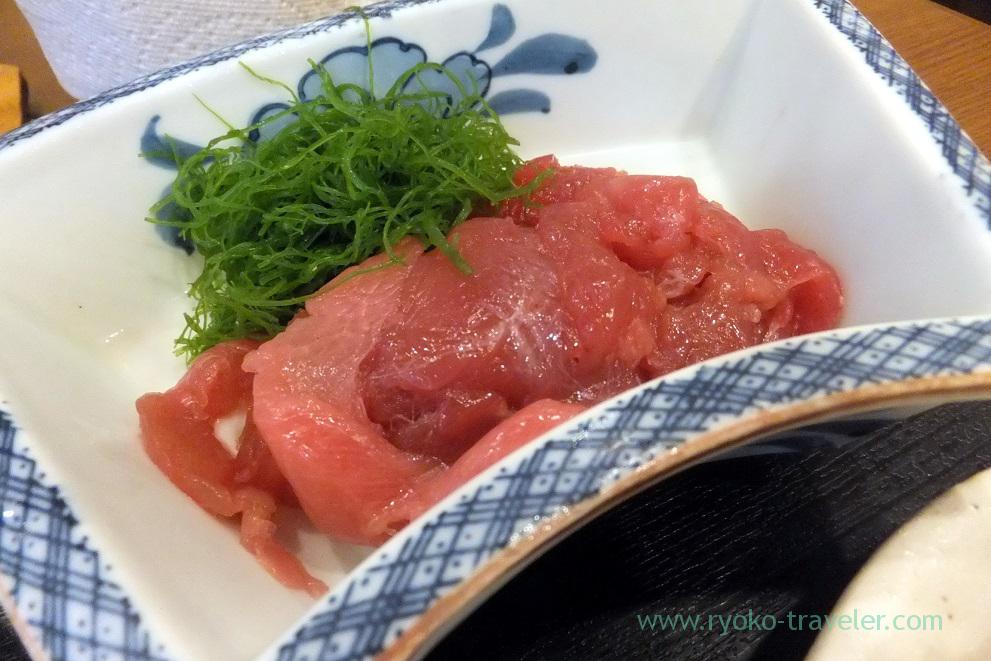 Leftover fresh on the spine of tuna, Ikenoya (Kachidoki)