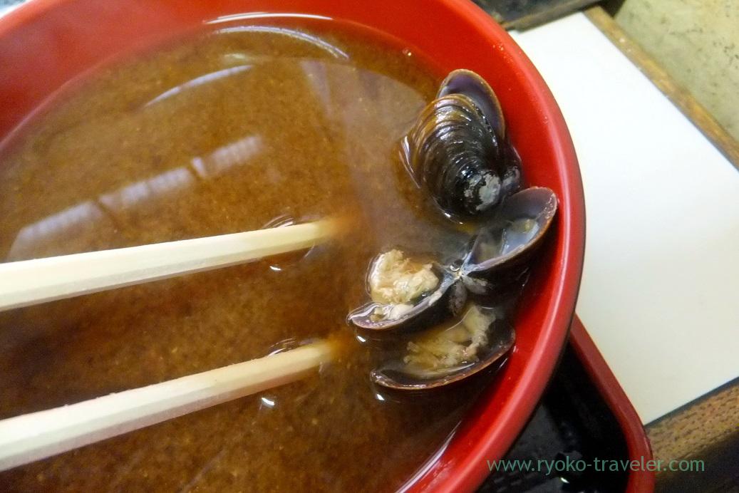 Shijimi clam soup, Tenfusa (Tsukiji Market)