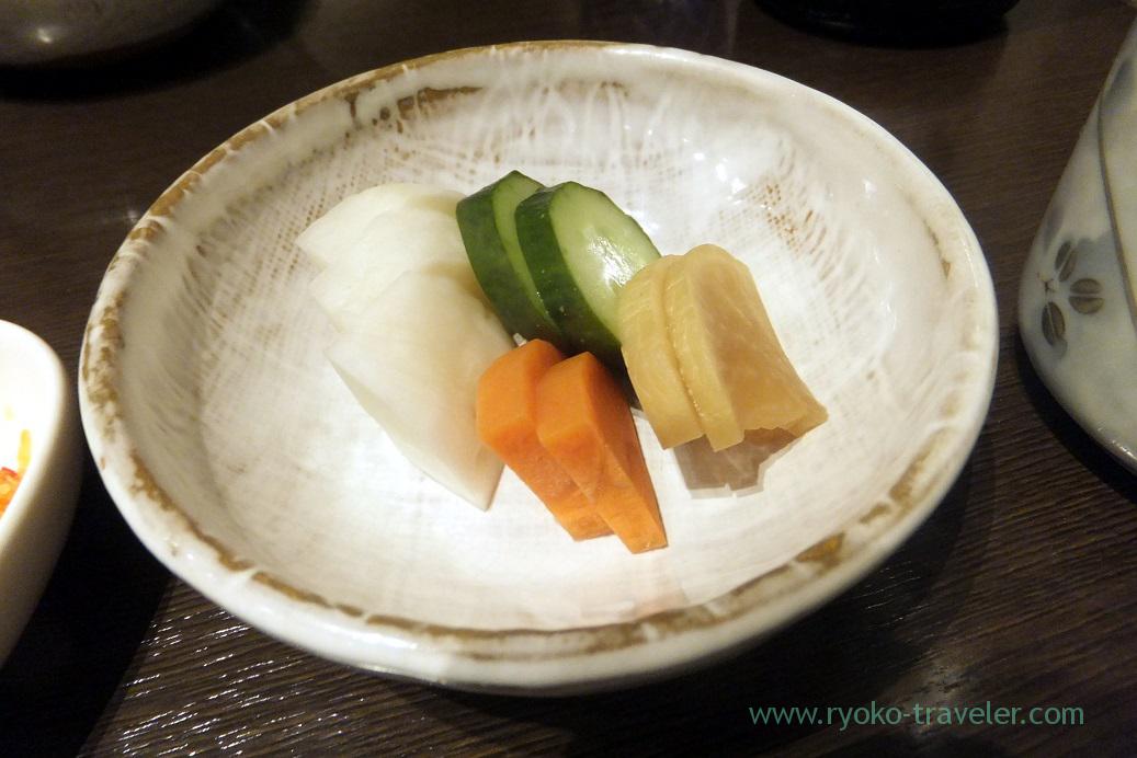 Pickled vegetables, Tokichi (Kinshicho)