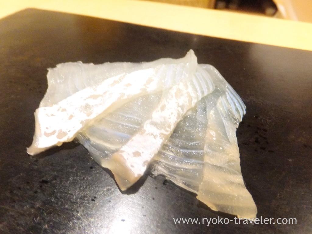 Marbled sole, Sushi Hashimoto (Shintomicho)